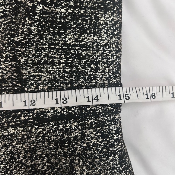 Betsey Johnson NWOT Textured Knit Black Foil Dress Size 8 - Picture 12 of 12
